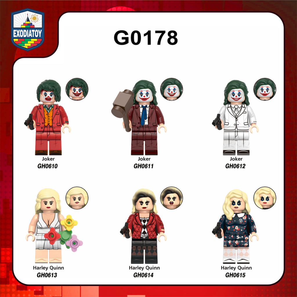 Mô hình nhỏ DC Comics Nhân vật trong phim Joker 2 : điên có đôi - Đồ Chơi Sáng Tạo - XINH G0178