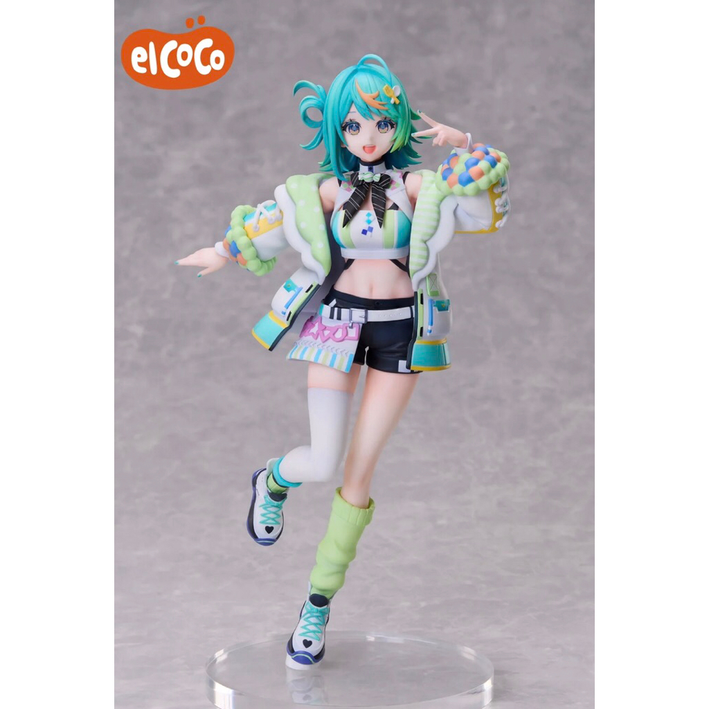 Mô Hình Puwapuwa Popura 1/7 elCOCO - Aogiri High School - Figure chính hãng - Đồ decor bàn máy tính 