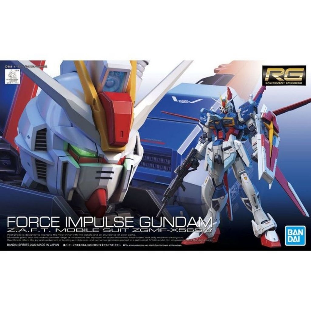 Mô hình lắp ráp BANDAI 1/144 RG Force Impulse Gundam (box móp nhẹ)