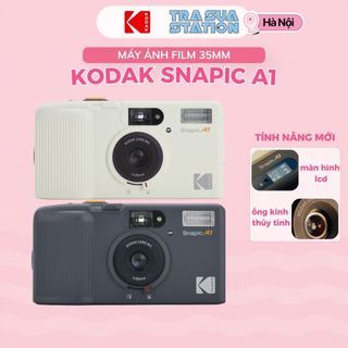 Máy ảnh film KODAK Snapic A1 35mm tự động lên phim & tua phim – Có flash