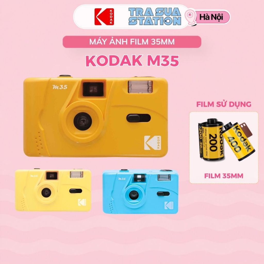 Máy ảnh Film Kodak M35 - Máy ảnh chụp film - Có thể thay films được - Không gồm PIN