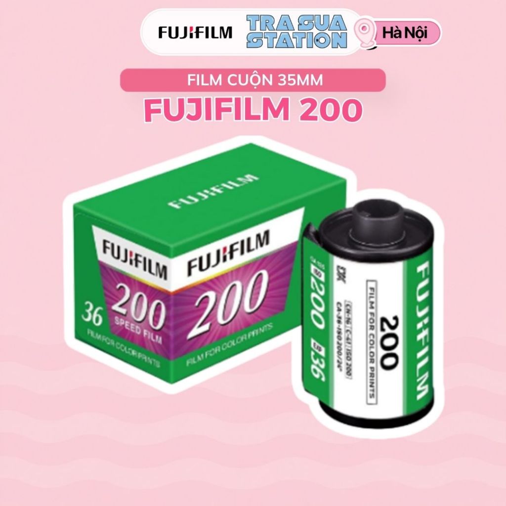 Fuji 200 36exp ISO 200 date xa - Film 35mm hộp lẻ 1 cuộn Fuji C200