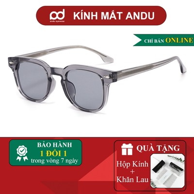 Kính râm mát thời trang nam nữ ANDU dáng vuông cổ điển chống tia UV bảo vệ mắt lái xe 28065