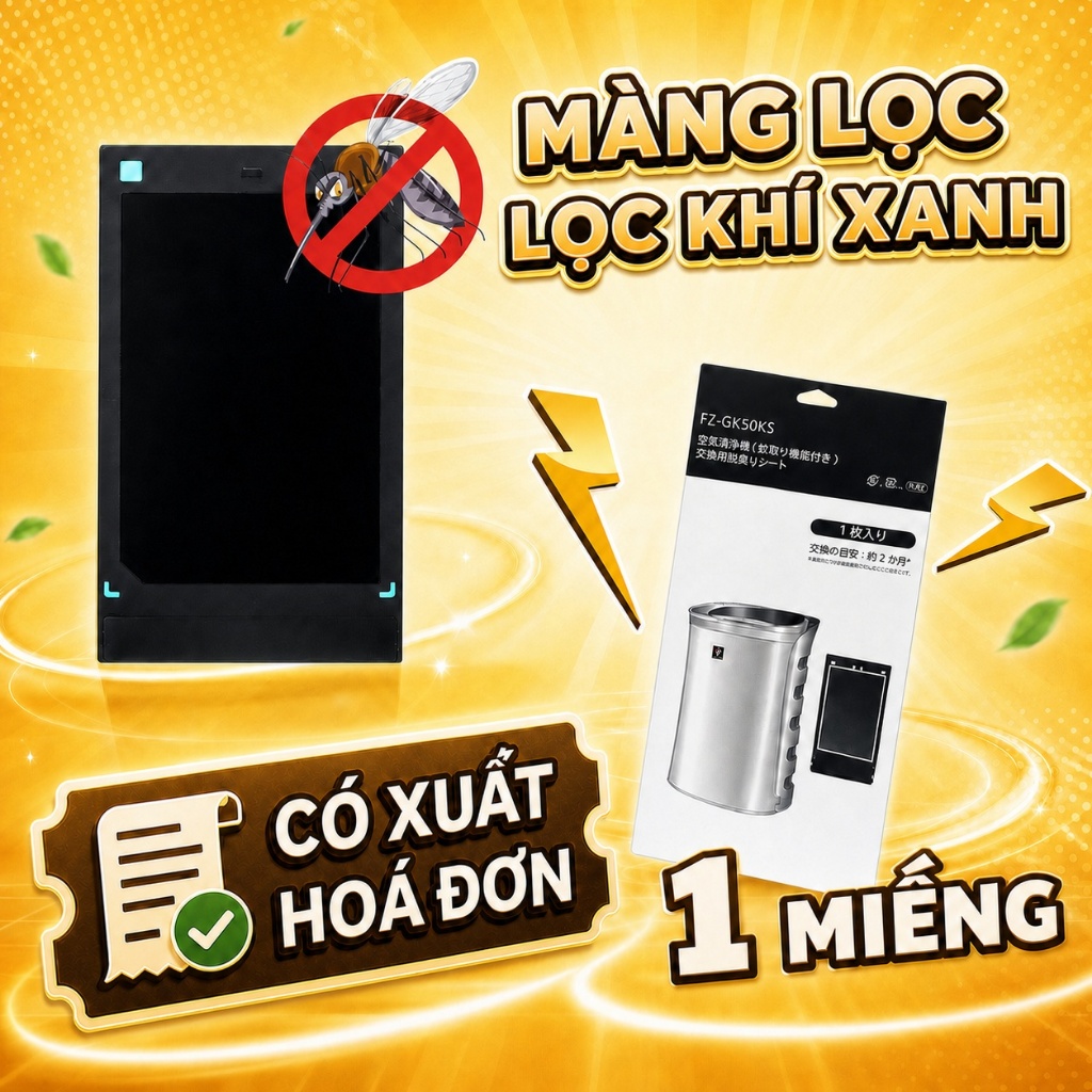 Tấm keo bắt muỗi FZ-40STS, phù hợp cho máy lọc không khí Sharp FP-GM30E-B, FP-FM40E-B, FP-GM50E-B, F