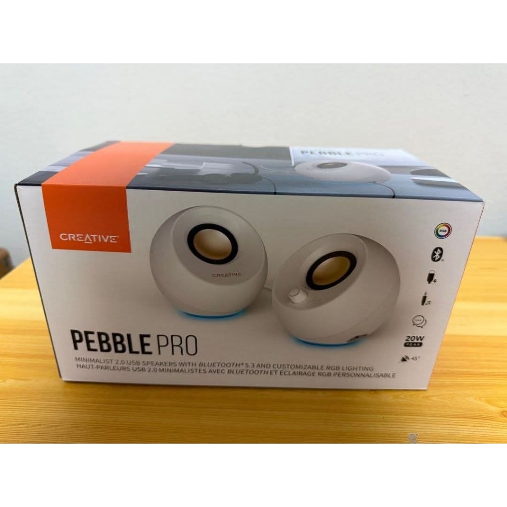 loa creative pebble pro full box mới như ảnh