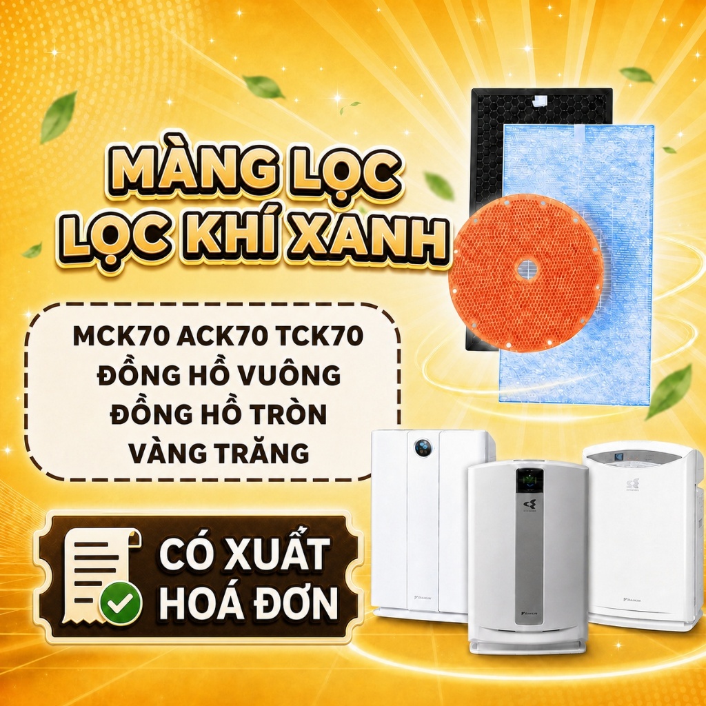 Bộ lọc LocKhiXanh® tương thích cho Màng lọc không khí Daikin MCK70 / ACK70 / TCK70