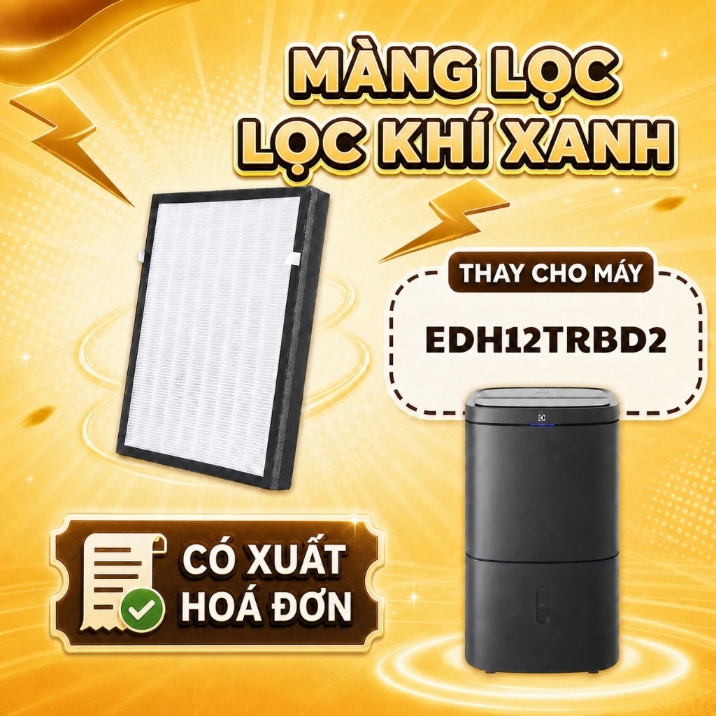 Màng lọc LocKhiXanh® tương thích cho Lõi lọc không khí Electrolux EDH12TRBD2/ EDH10TRBW1/ EDH14TRBD2