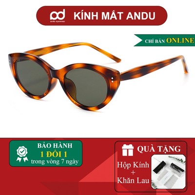 Kính râm mát thời trang nam nữ ANDU dáng mắt mèo thời trang cá tính bảo vệ mắt lái xe 28062