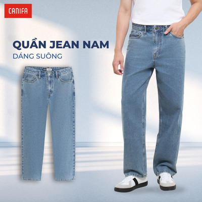 Quần jeans nam CANIFA phom slimfit 8BJ26S002