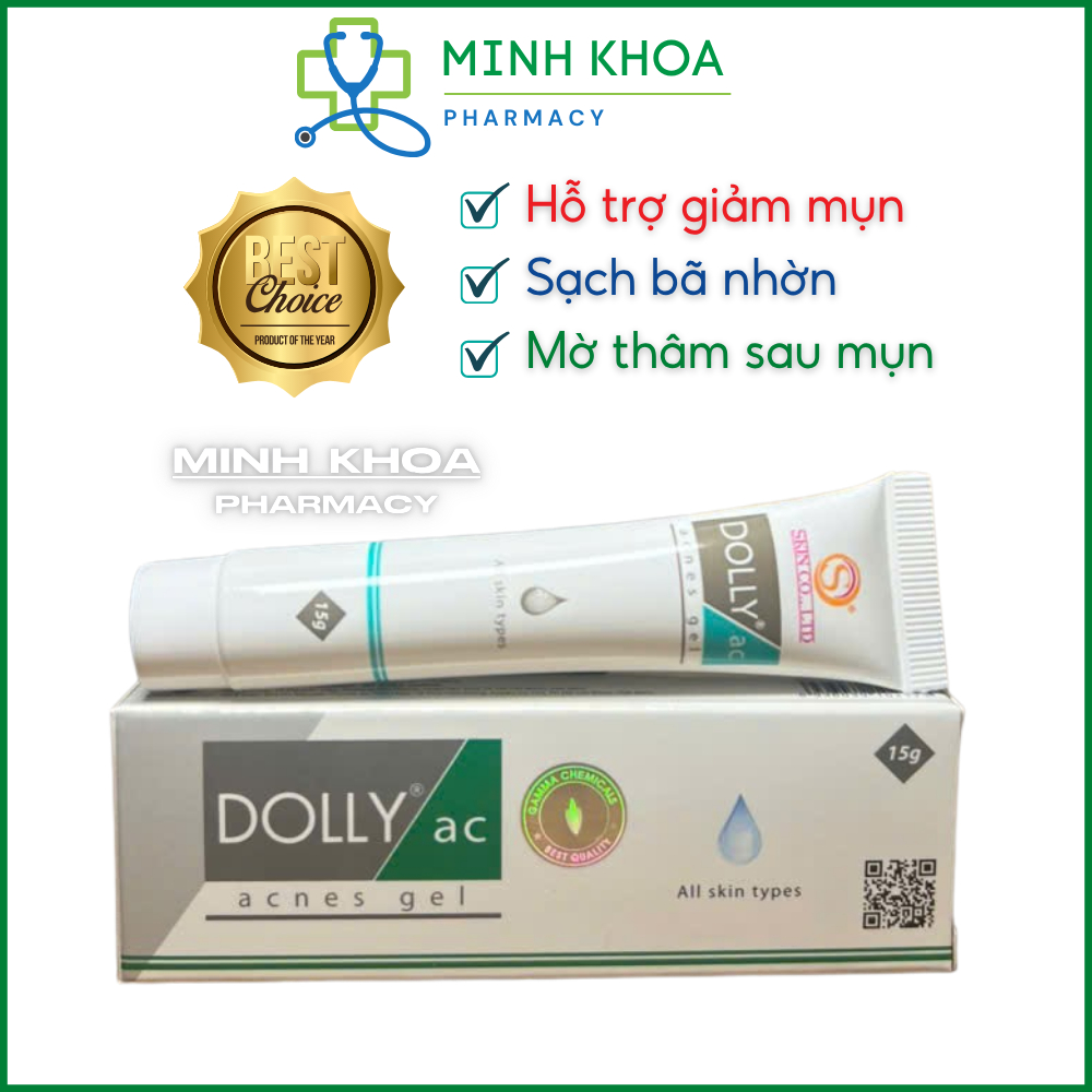 DOLLY AC Acnes Gel dưỡng da, ngừa mụn, ngừa thâm, mờ sẹo do mụn