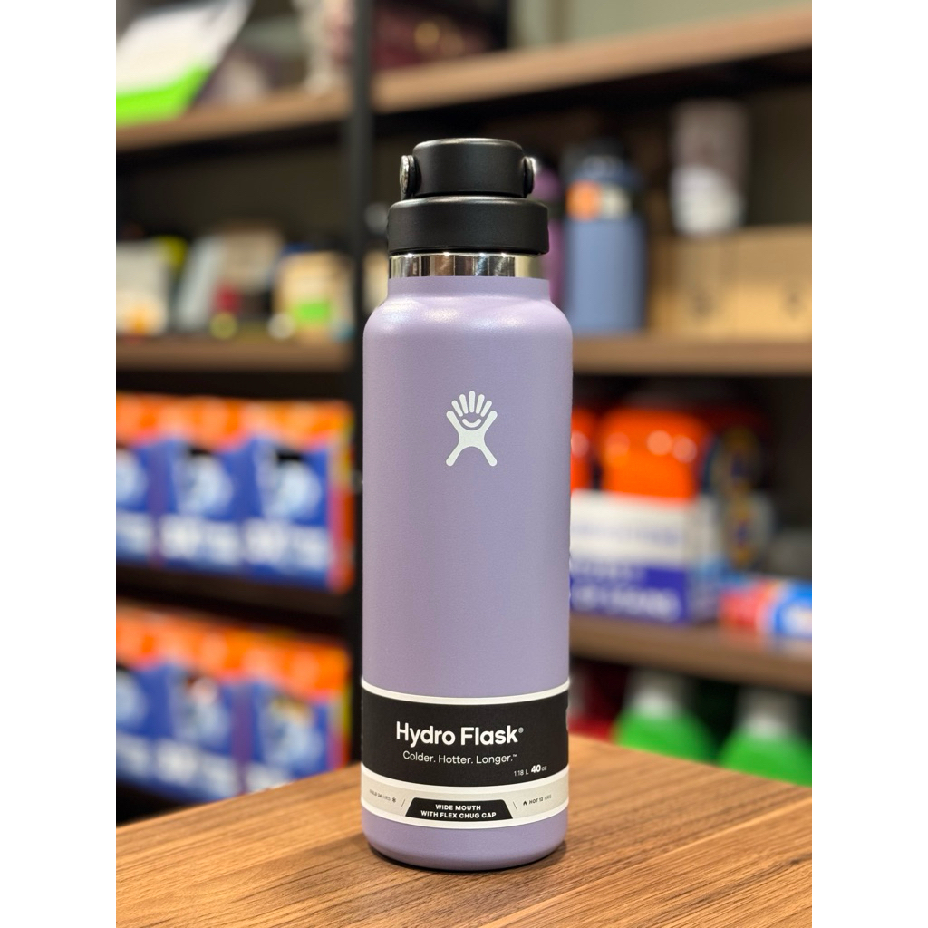 (Minimall) Bình giữ nhiệt Hydro Flask 40oz (1.18L) Flex Chug Cap - Màu Tím Pastel
