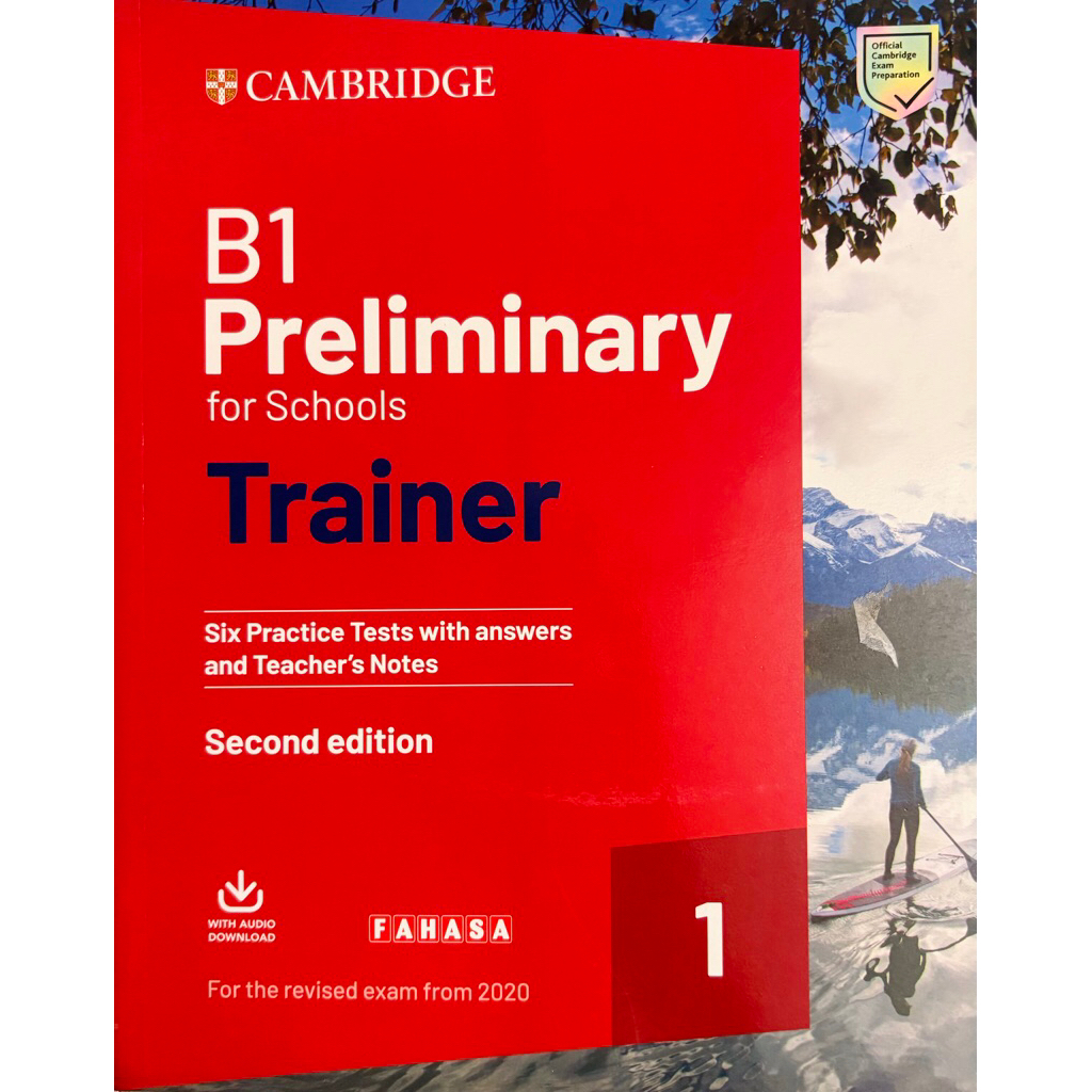Sách - B1 Preliminary For Schools Trainer (Second Edition) with Audio Download