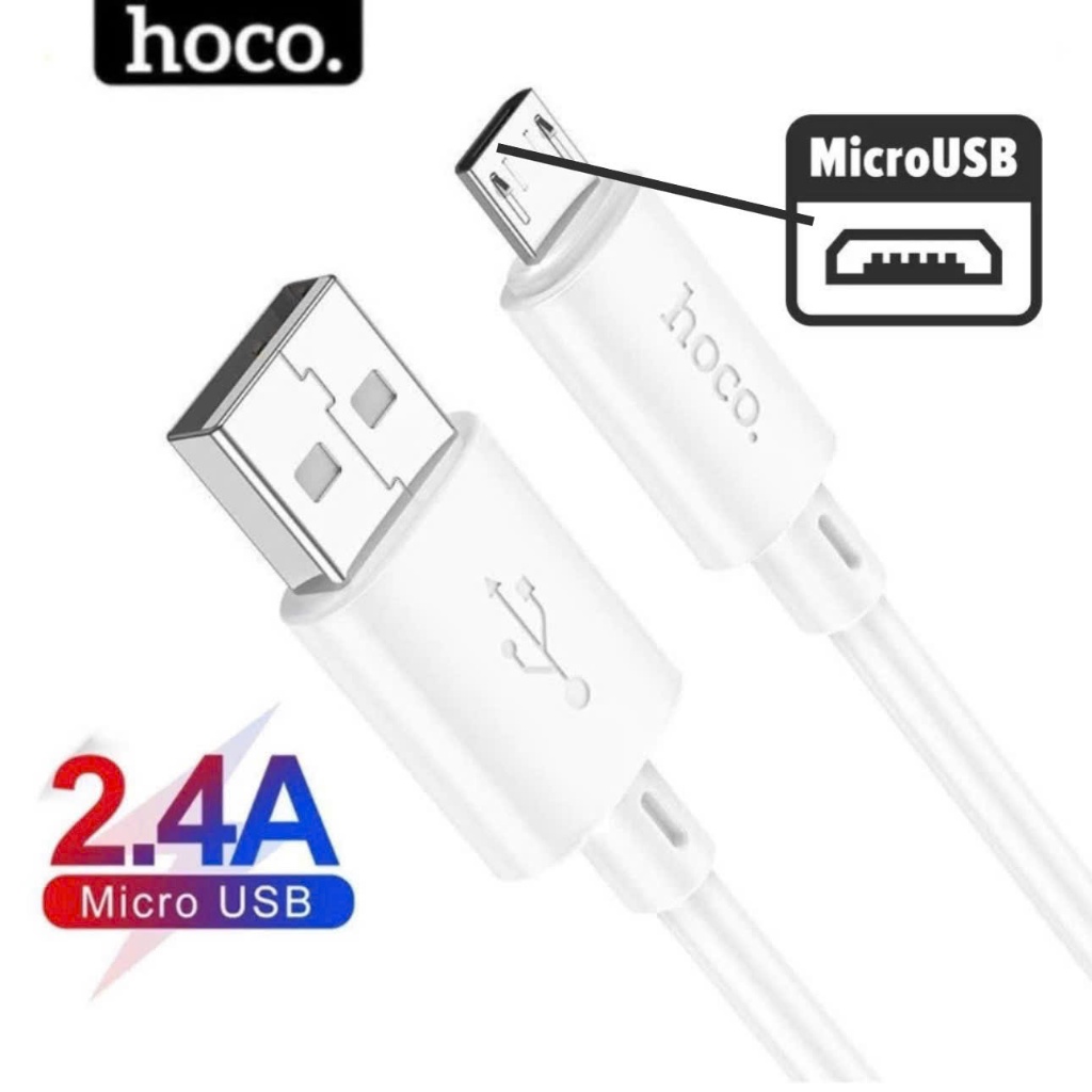 Dây sạc micro usb dùng cho điện thoại andoird samsung xiaomi oppo vivo ... Hoco Cáp sạc 1m 2m 3m cho thiết bị điện tử