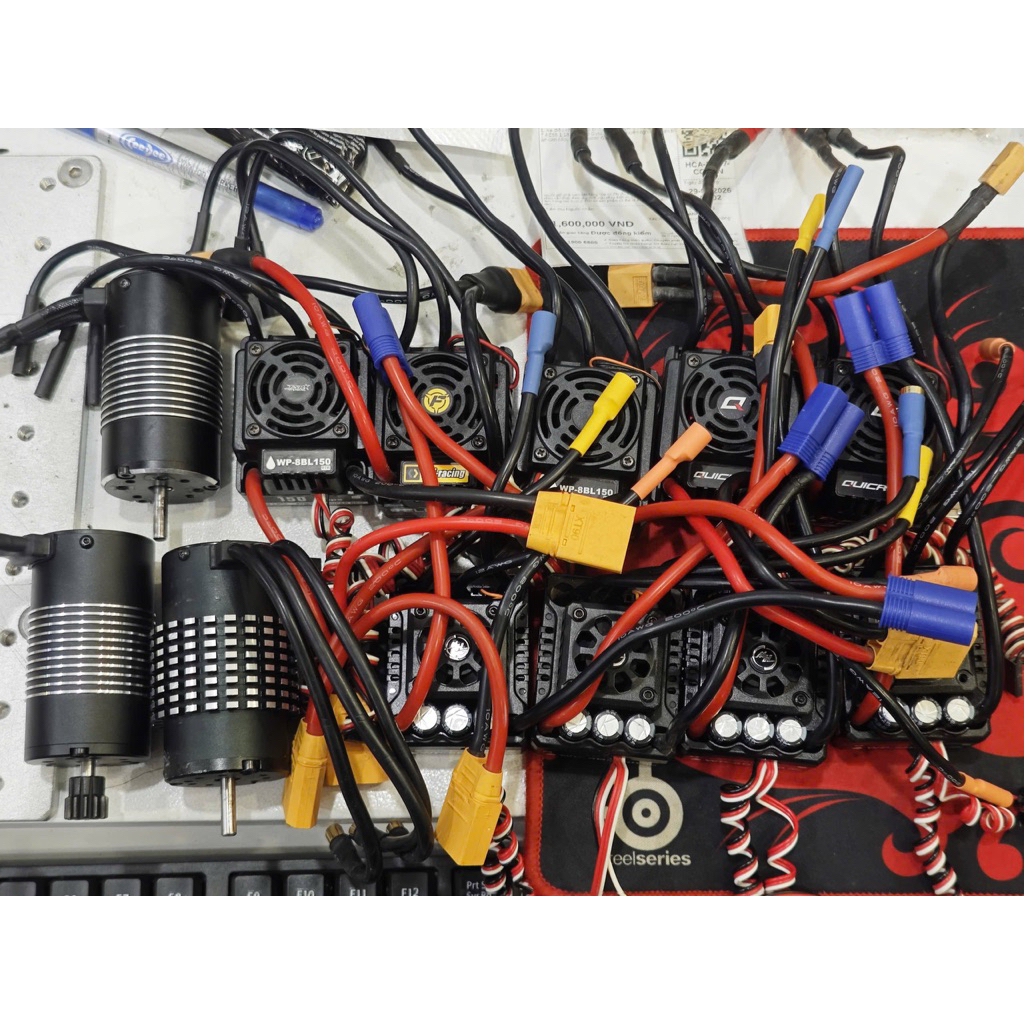 ESC Motor Hobbywing chống nước SC8 150a 120A 100A 150g2 150rtr 2-6s Likenew Tháo Xe 99%