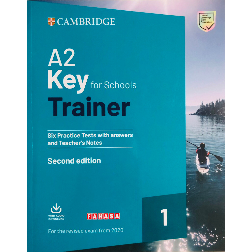 Sách - A2 Key for Schools Trainer (Second Edition) with Audio Download