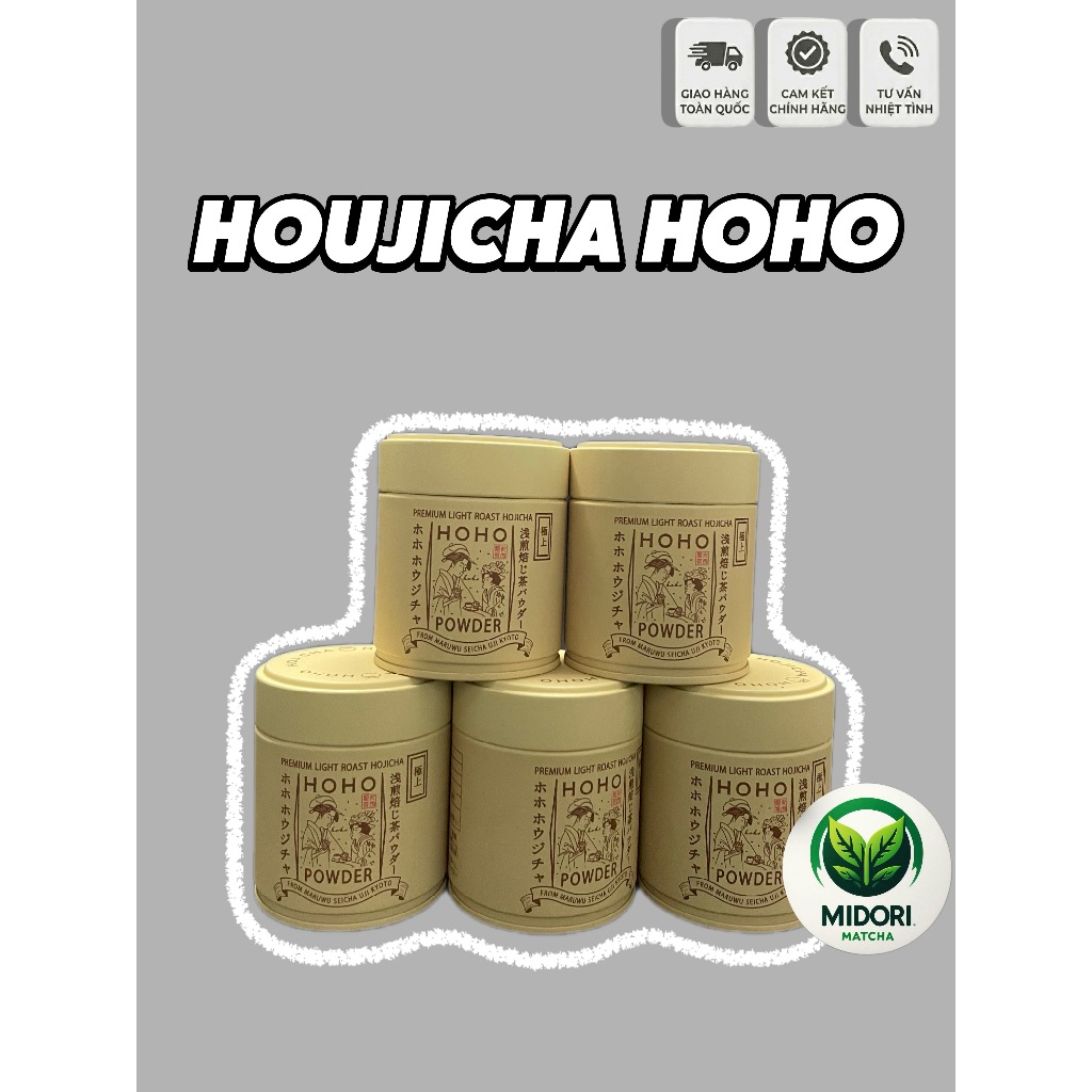 HOUJICHA HOHO Predium Light-Trà rang Nhật Bản