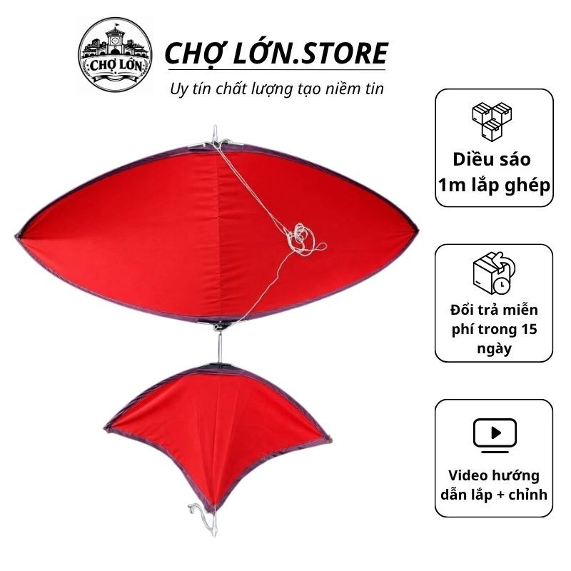 Diều sáo mini 2m giá rẻ diều sáo lắp ghép giá rẻ 1m 1m5 2m 2m5 3m - M70  - Chợ lớn. Store