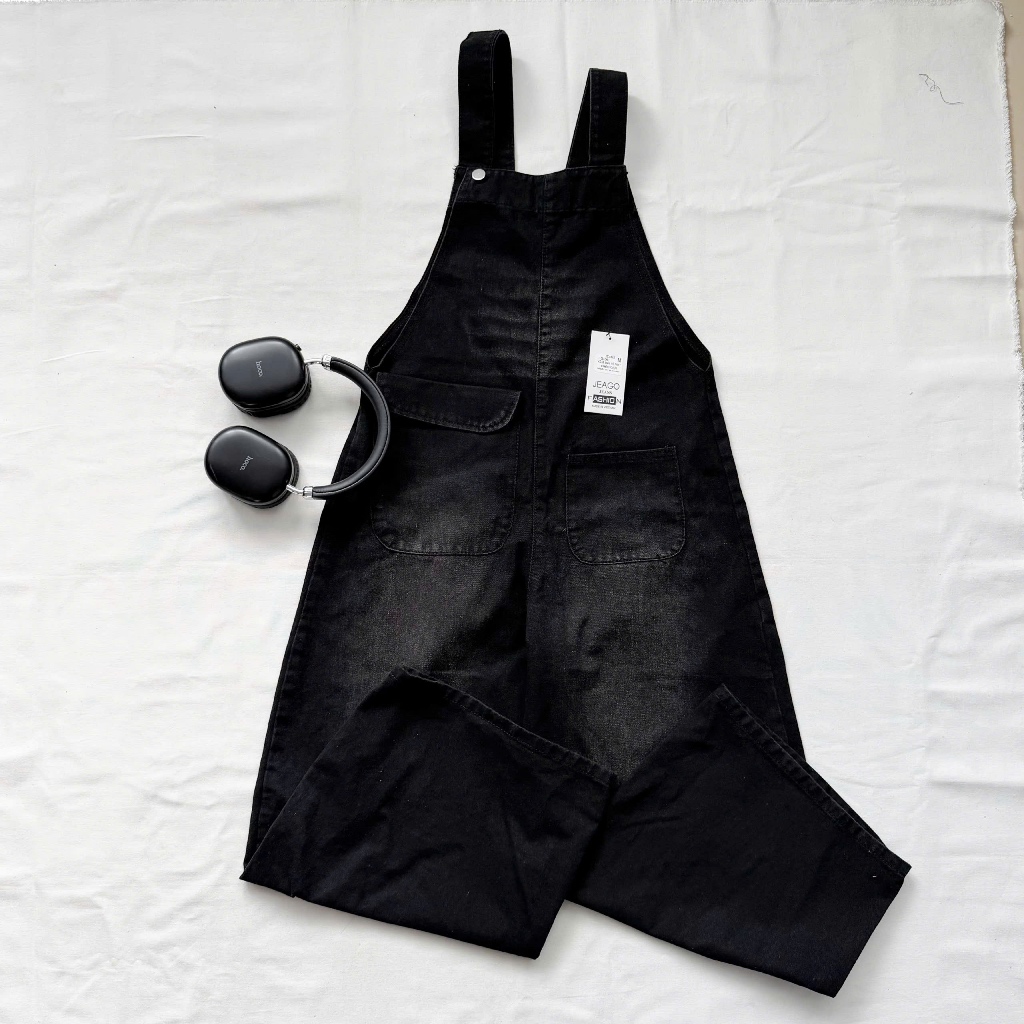 Yếm SANIS Demin Wash Loang Form Unisex Jaystoree