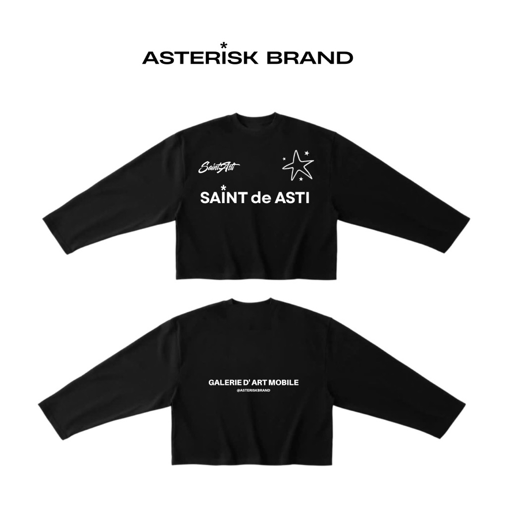 [ LONG SLEEVE ] Áo thun Asterisk Brand - Form Boxy [ SAINT STAR ] - 260gsm / 100% cotton hai chiều -