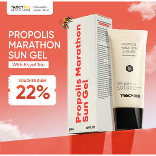 Kem chống nắng Tracybee bền bỉ ngoài trời cho mọi loại da Propolis Marathon SPF50+ PA++++(50ml)