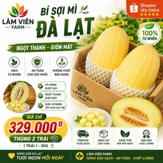Bí sợi mì vườn Đà Lạt, giá ưu đãi thùng 2 trái : 1trái từ 1-2kg .