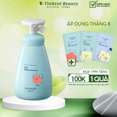 Dầu Gội Suôn Mượt Và Dưỡng Tóc Cho Bé Gái GOONGBE Kids Silky Shampoo 300ml