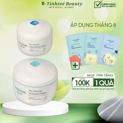 Kem Dưỡng Ẩm Goongbe Pri-mmune Moisture Cream Cho Bé Sơ Sinh An Toàn Cho Làn Da Nhạy Cảm 30/100/180/350ml
