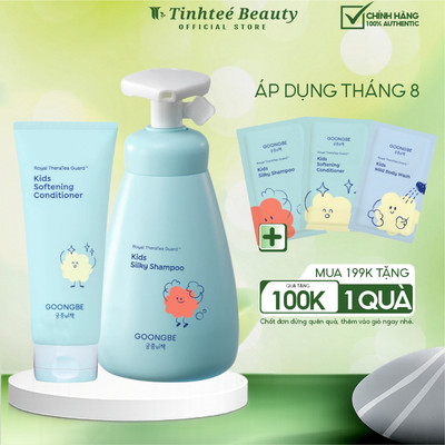 Combo Dầu Gội, Dầu Xả GOONGBE Kids An Toàn Lành Tính