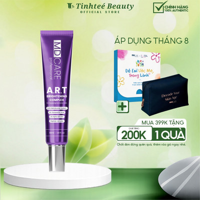 Kem Dưỡng Da Trắng Sáng Thế Hệ Mới MD CARE 30ml A.R.T BRIGHTENING COMPLEX