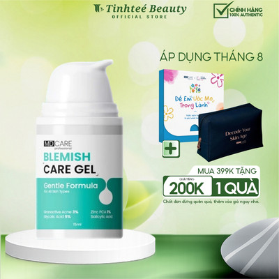 Gel chấm mụn hỗ trợ cải thiện mụn viêm Blemish care gel MD CARE 15ml