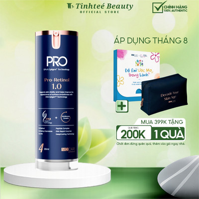Kem Dưỡng Da Trẻ Hoá Và Giảm Nếp Nhăn Pro Retinol MD CARE 30ml