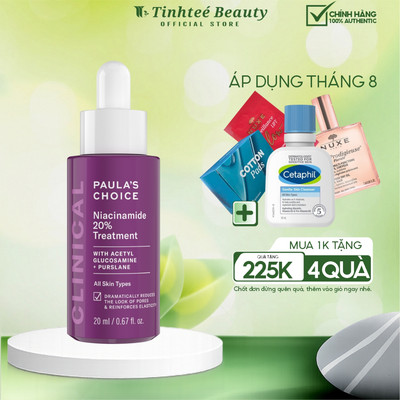 Tinh chất se khít lỗ chân lông Paula's Choice Clinical Niacinamide 20% Treatment 20ml