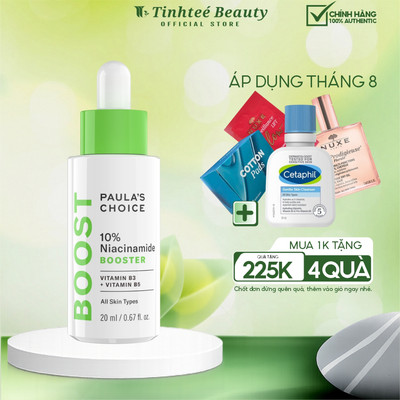 Tinh chất se khít lỗ chân lông và săn chắc da 10% Niacinamide Booster Paula's Choice 20ml