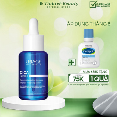 Serum làm dịu, làm lành và phục hồi da tổn thương hằng ngày URIAGE BARIÉDERM-CICA DAILY SERUM 30ml