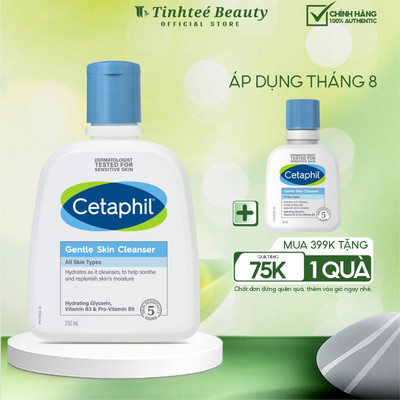 Sữa rửa mặt dịu lành cho da nhạy cảm CETAPHIL GENTLE SKIN CLEANSER 236ML