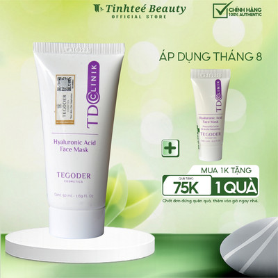Mặt nạ HA cấp ẩm và phục hồi da Tegoder Hyaluronic Acid face mask 50ml 1081
