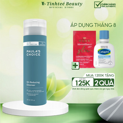 Sữa rửa mặt cho da dầu cân bằng độ ẩm và giảm dầu Paula's Choice Skin Balancing Oil Reducing Cleanser 237ml