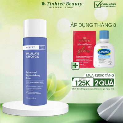 Nước hoa hồng bổ sung chuyên sâu Paula's Choice Resist Advanced Replenishing Toner 118ml