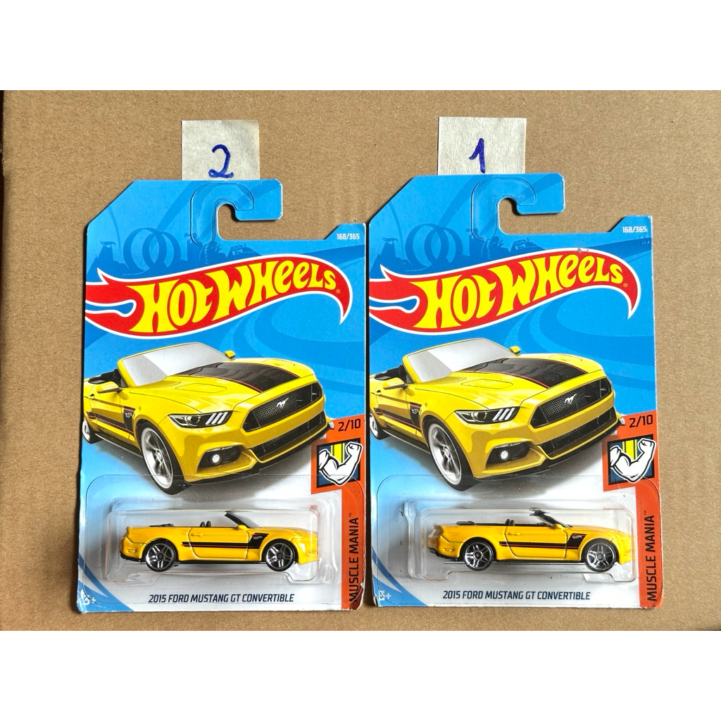 Xe mô hình Hotwheels 2015 FORD MUSTANG GT CONVERTIBLE MUSCLE