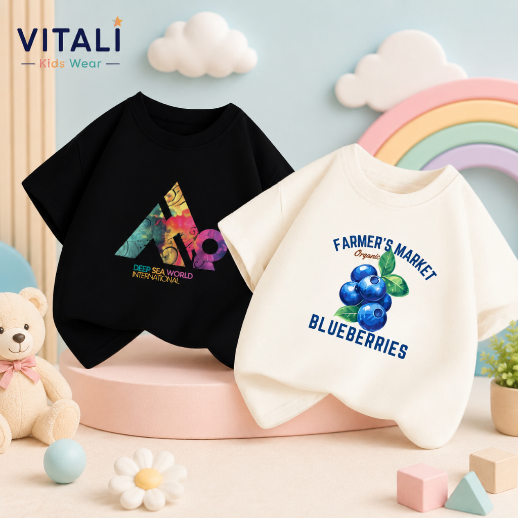 Bộ đồ cộc tay bé trai cotton 4 chiều in hình Doremon, Tom&Jerry,Farmers Market  - Quần áo trẻ em nam