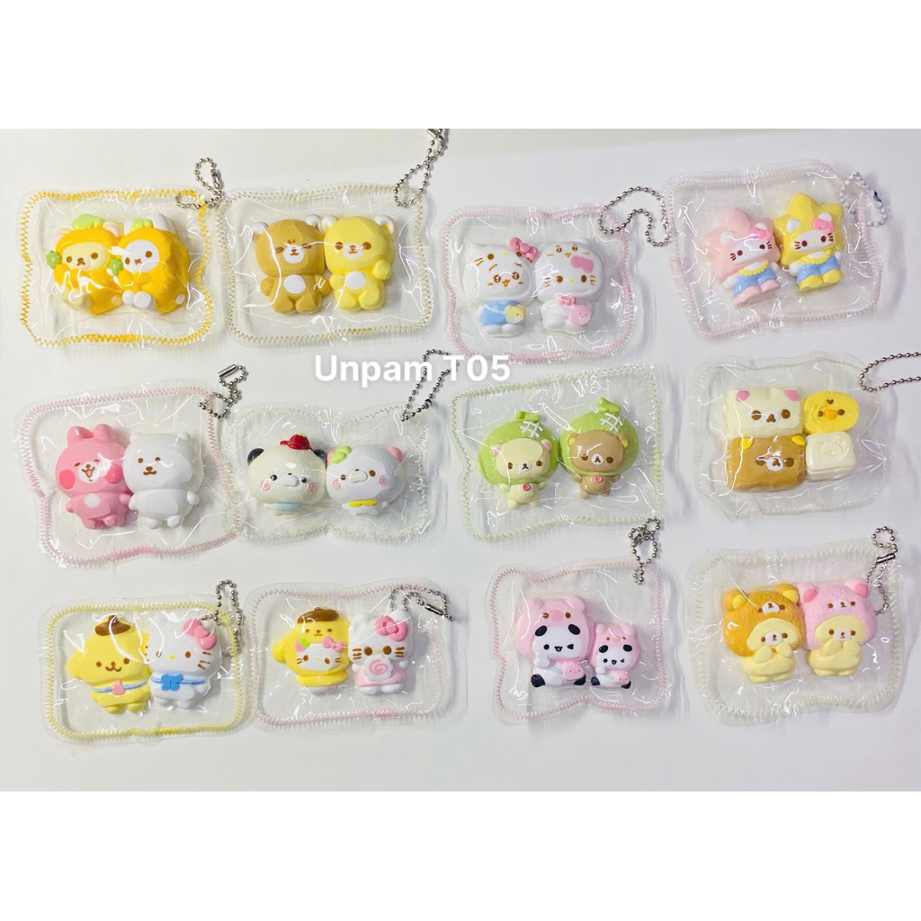 Móc khoá taba squishy mini rila , cinamol T05