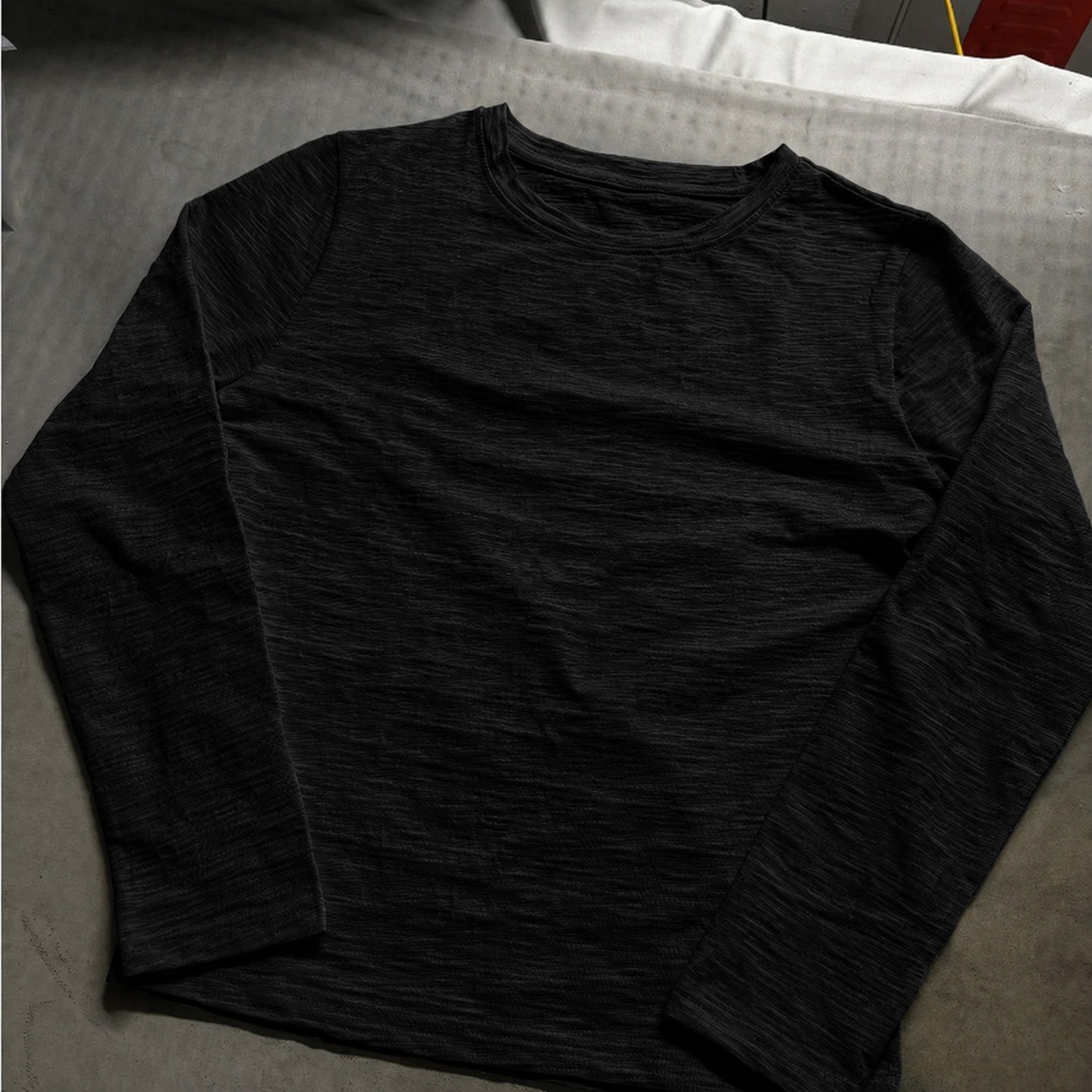 Longsleeve Slimfit Cotton Slub 220GSM/ Áo dài tay Theta Gallery