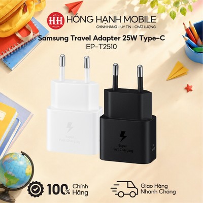 Cốc Sạc Samsung Travel Adapter 25W Type C EP-T2510 - Hàng Chính Hãng