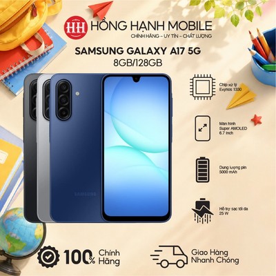 Điện Thoại Samsung Galaxy A17 5G 8GB/128GB - Hàng Chính Hãng