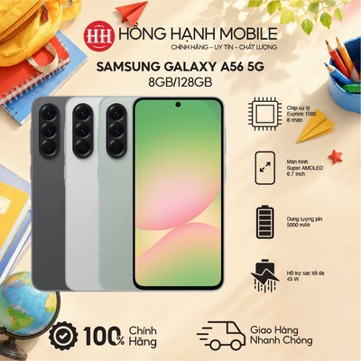 Điện Thoại Samsung Galaxy A56 5G 8GB/128GB - Hàng Chính Hãng