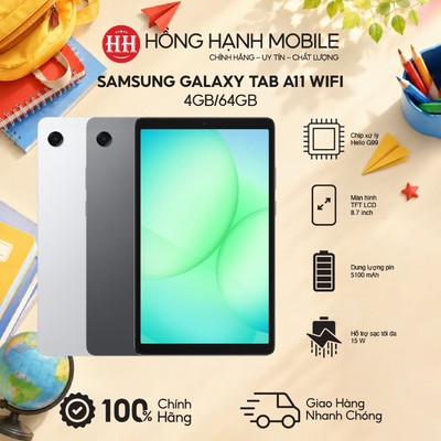 Máy Tính Bảng Samsung Galaxy Tab A11 Wifi 4GB/64GB - Hàng Chính Hãng