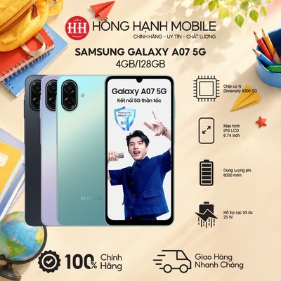 Điện Thoại Samsung Galaxy A07 5G 4GB/128GB - Hàng Chính Hãng