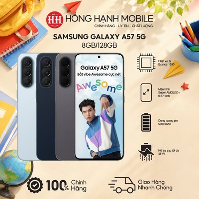 Điện Thoại Samsung Galaxy A57 5G 8GB/128GB - Hàng Chính Hãng