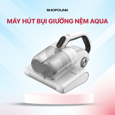 Máy Hút Bụi Đệm Giường Aqua CMP105R Lực Hút 14Kpa Diệt Khuẩn Bằng Tia UV | Sấy Khô Bằng Khí Nóng - Chính Hãng