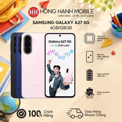 Điện Thoại Samsung Galaxy A27 5G 6GB/128GB - Hàng Chính Hãng